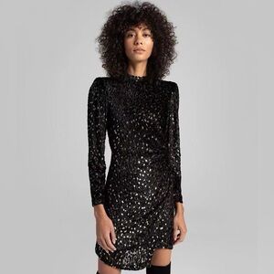 NWOT: A.L.C. Jane Mini Velvet Dress - US 4